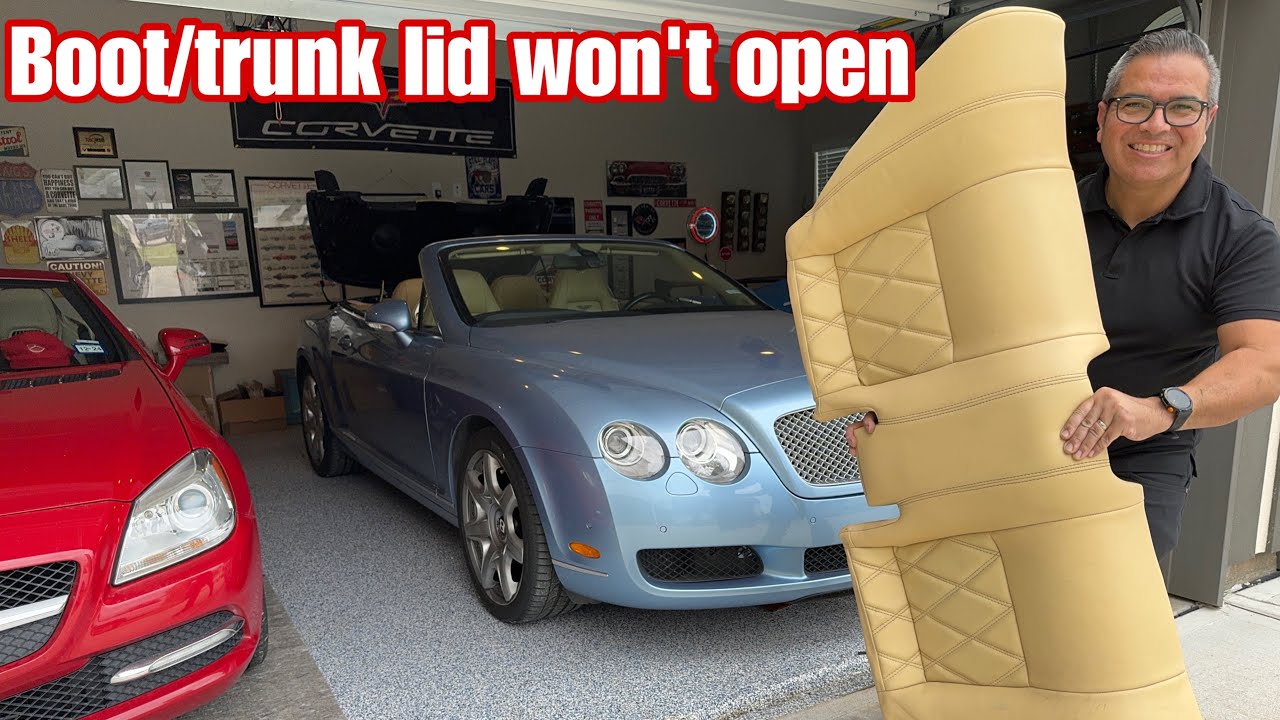 2008 Bentley Continental GTC Boot Lid / Trunk Lid Does Not Open pt 1