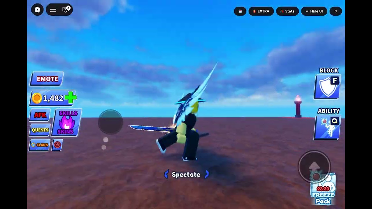  I PLAYED BLADE BALL (INSAINE)