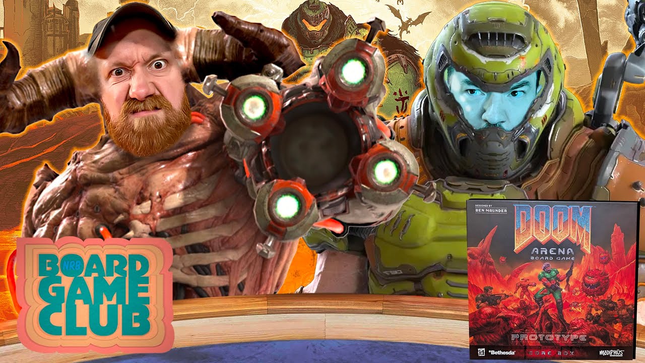 Let's Play DOOM: ARENA Board Game | Board Game Club | AD