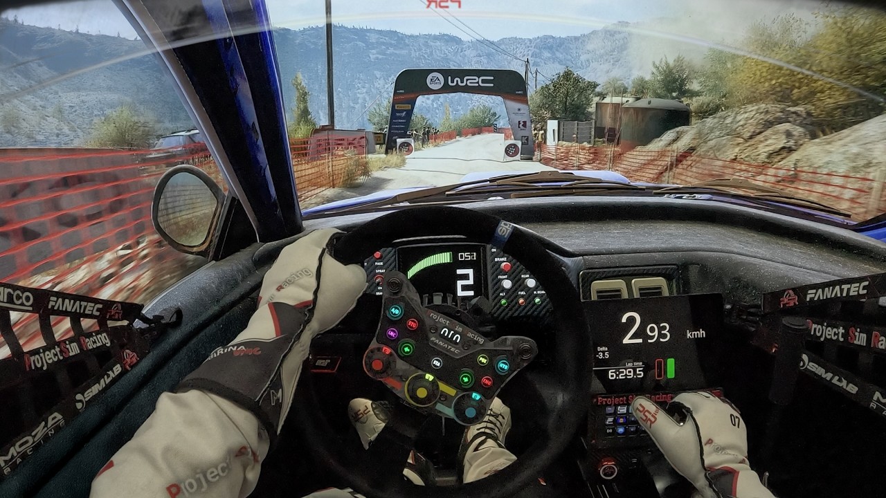 WRC Greece 2025 &ndash; Acropolis Rally on a $50,000 Full Motion Rig