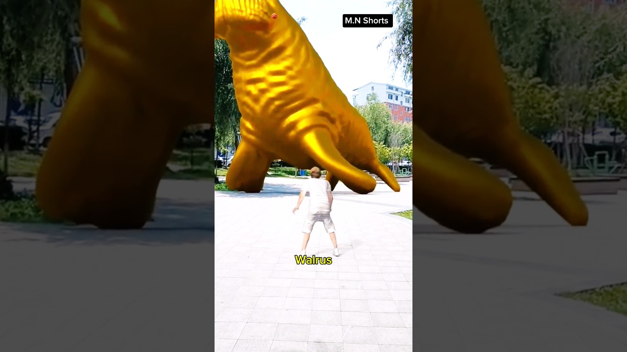 Walrus Video. Satisfying Video #walrus #walrusaudio #shorts #satisfying #spiderman #viralshorts