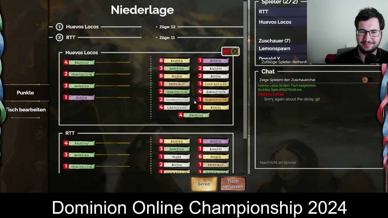 Dominion Online Championship 2024 gegen Huevos Locos