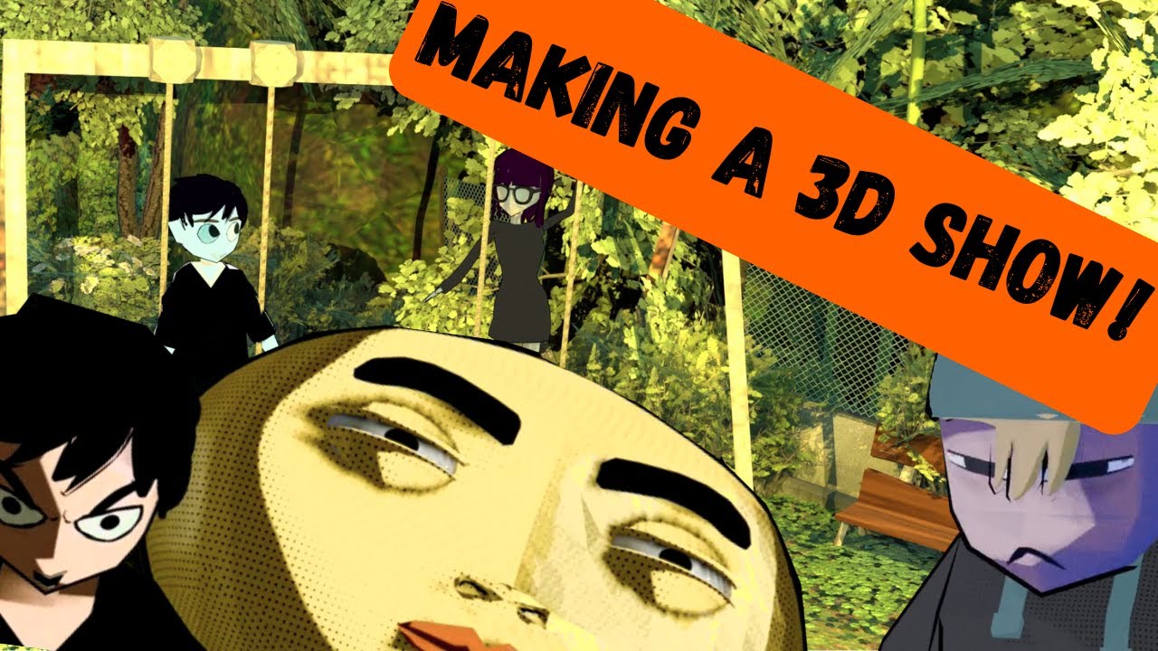 Crafting My Weird Low Poly 3D World | 3D animation process