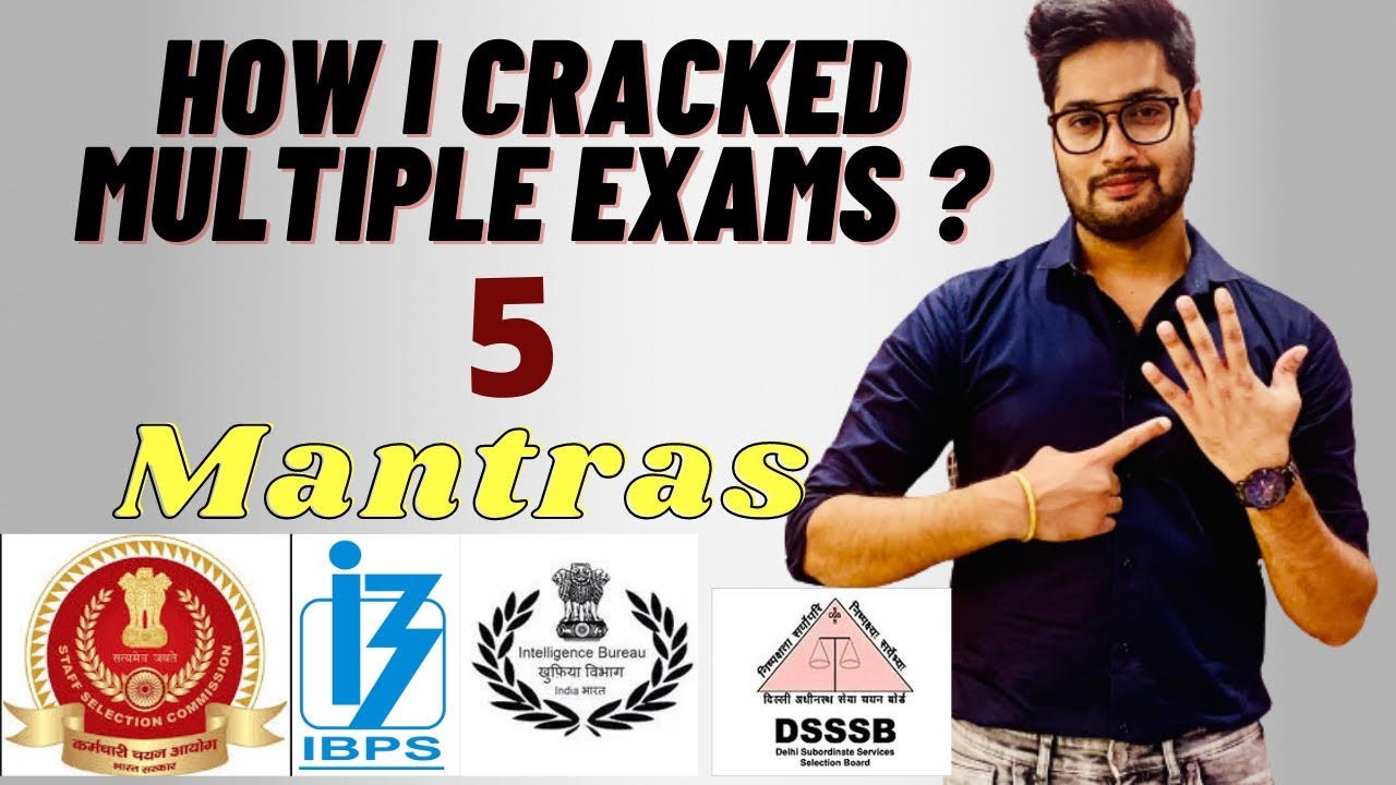 HOW TO CRACK COMPETITIVE EXAMS IN FIRST ATTEMPT I EXAM PREPARATION STRATEGY I SUCCESS TIPS