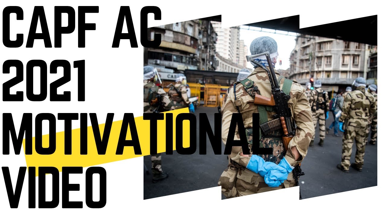 UPSC CAPF AC 2021 Motivational and strategy video