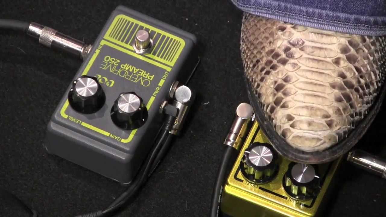 DOD Preamp 250 Overdrive SHOOTOUT винтажный серый против нового переиздания