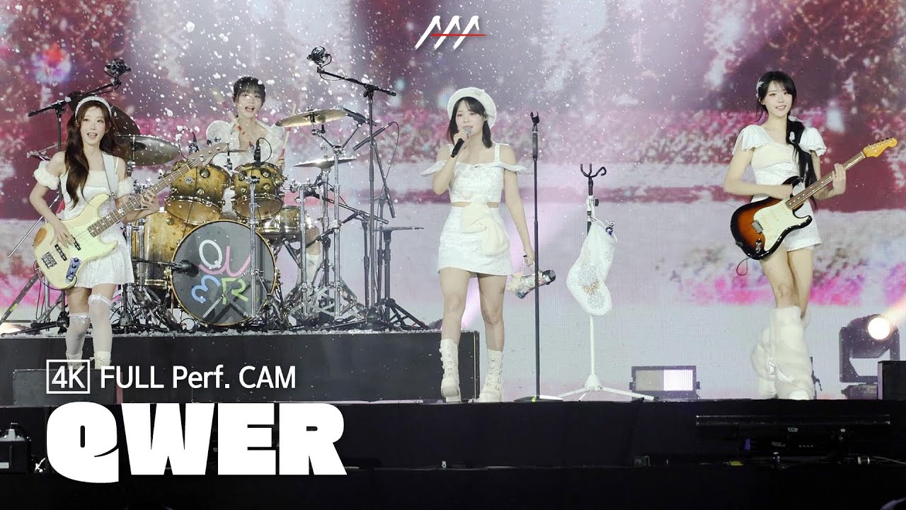 [AAA2024] QWER (큐더블유이알) '내 이름 맑음 (Winter ver.) + 고민중독 (Winter ver.)' | 4K Full Perf. CAM
