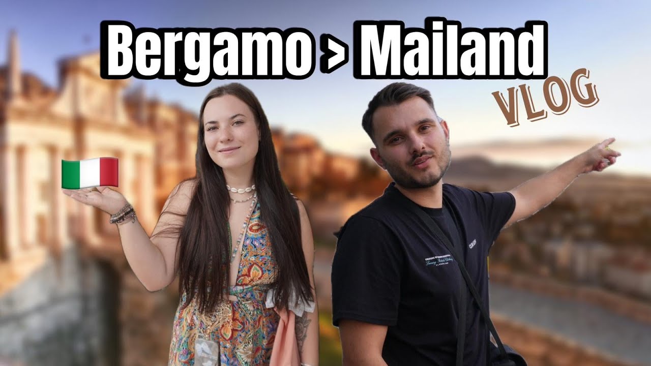 Unser ERSTES und LETZTES mal MAILAND?!🤔 Wir fliegen für 4 Tage nach Bergamo (Italien) 😍 VLOG