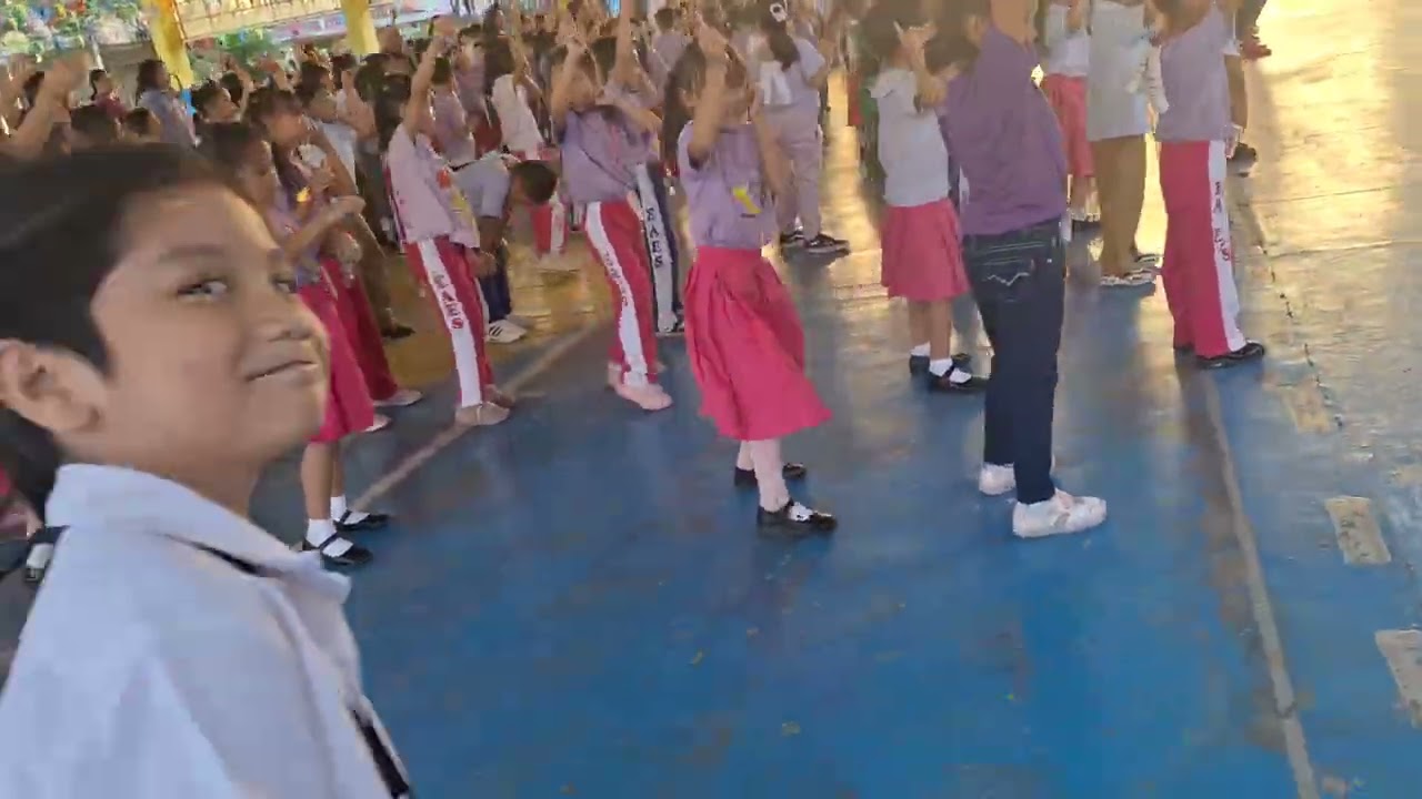 EAES Zumba Wednesday for Women’s Month 💜 Little dancers asking for more Zumba fun! 💃✨