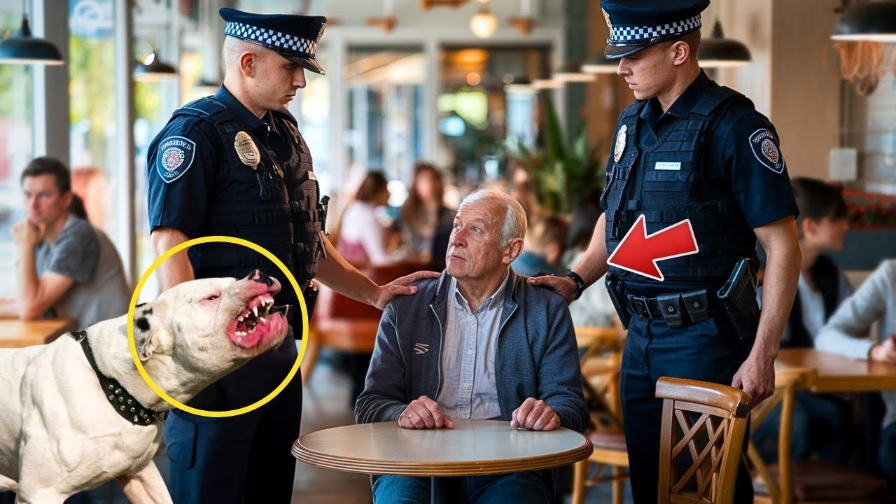 Pies bohatera ZSZOKOWAŁ policjantów! Upokorzenie starszego pana skończyło się niespodzianką!