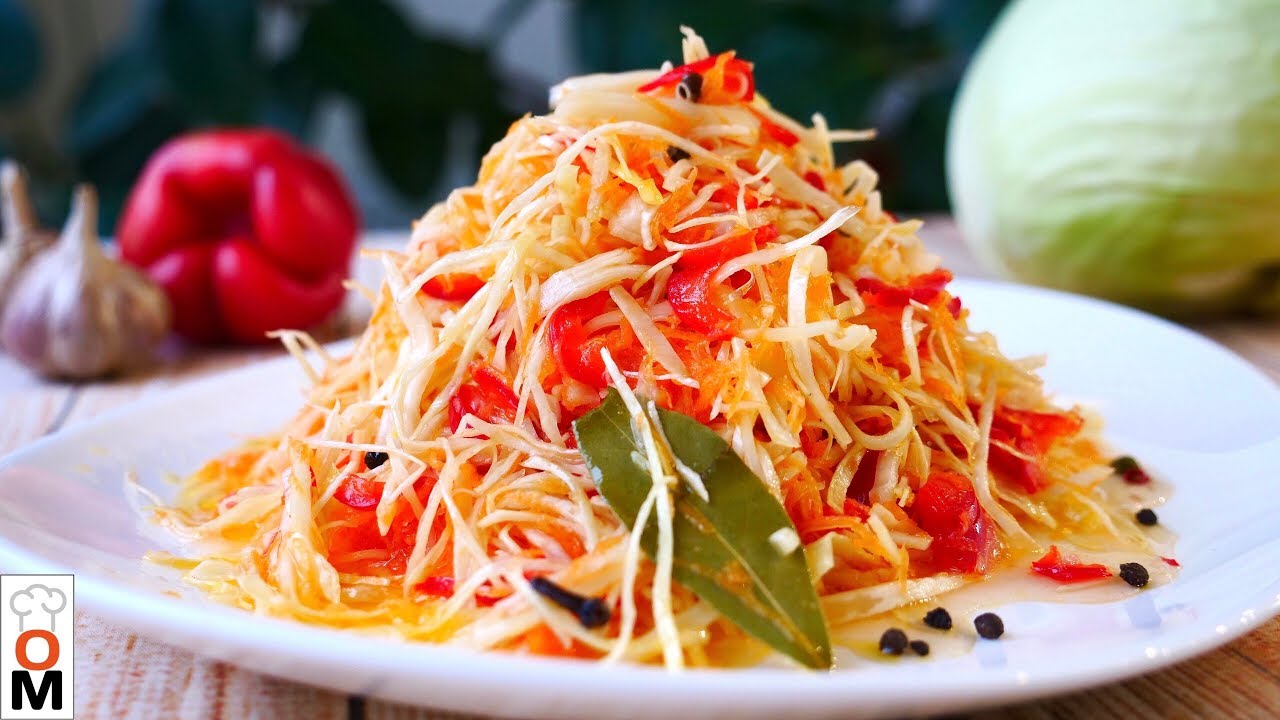 Салат из Капусты в  Горячем Маринаде,  Вкуснятина Нереальная | Ольга Матвей