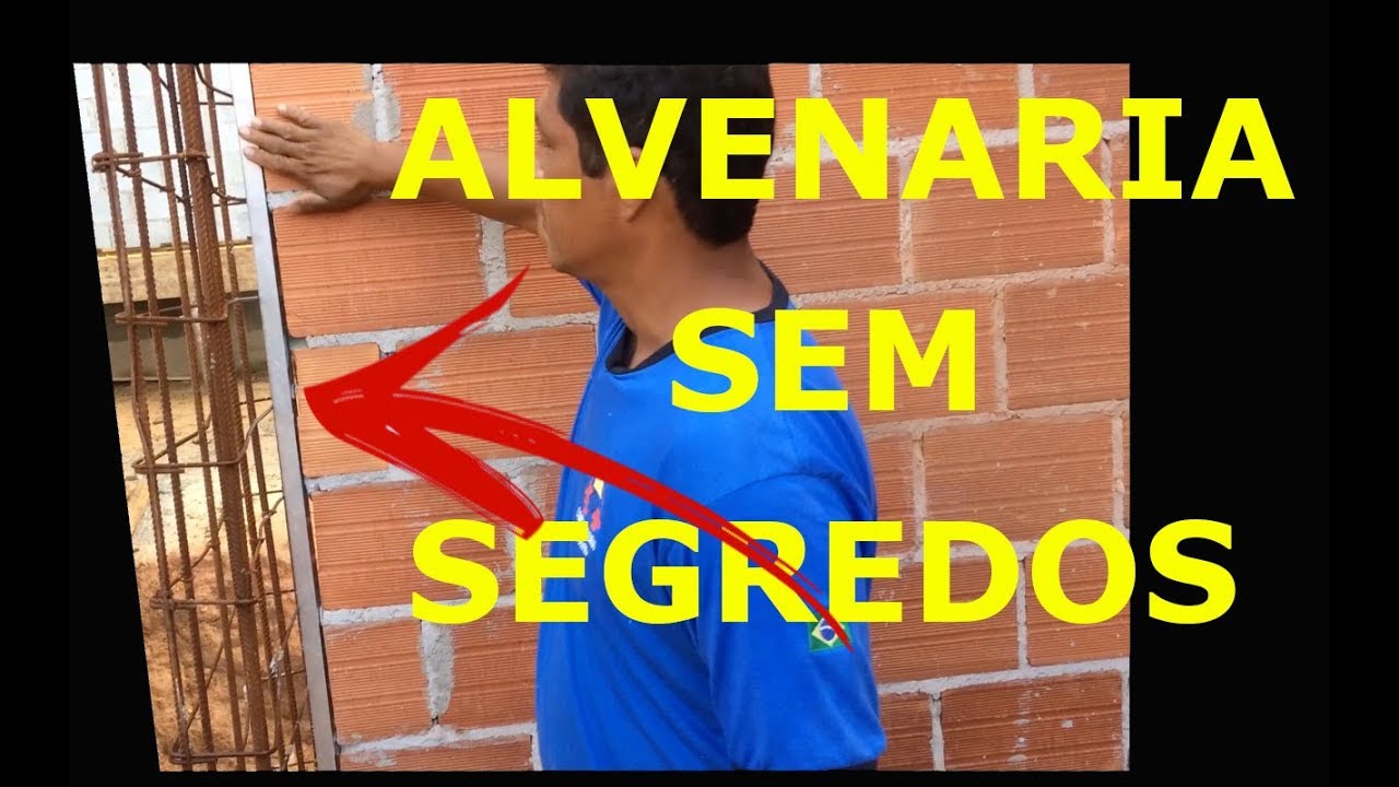 ALVENARIA COM RÉGUA PASSO A PASSO MAIS COMPLETO DO YOUTUBE