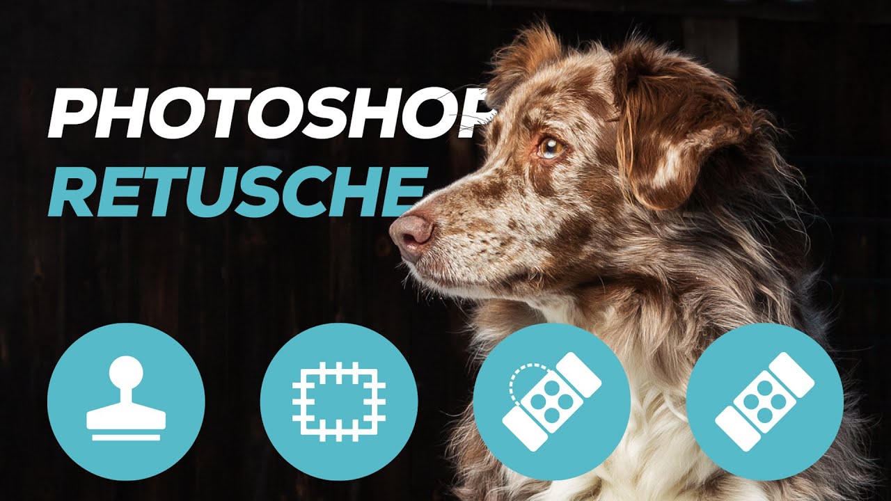 Retusche Werkzeuge in Photoshop - Kopierstempel / Bereichsreperatur-Pinsel / Reparaturpinsel