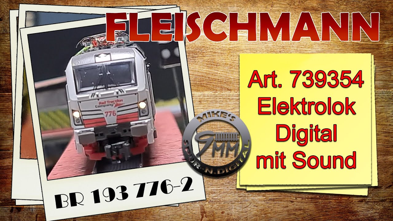 Fleischmann 739354 E-Lok BR193 z dekoderem dźwięku ZIMO i 22 cyfrowo przełączanymi funkcjami