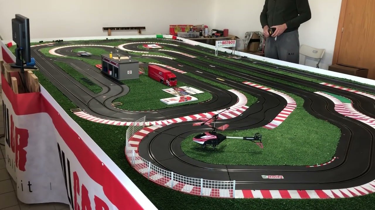 Lancia Delta HF Integrale SCX sulla mia pista Polistil