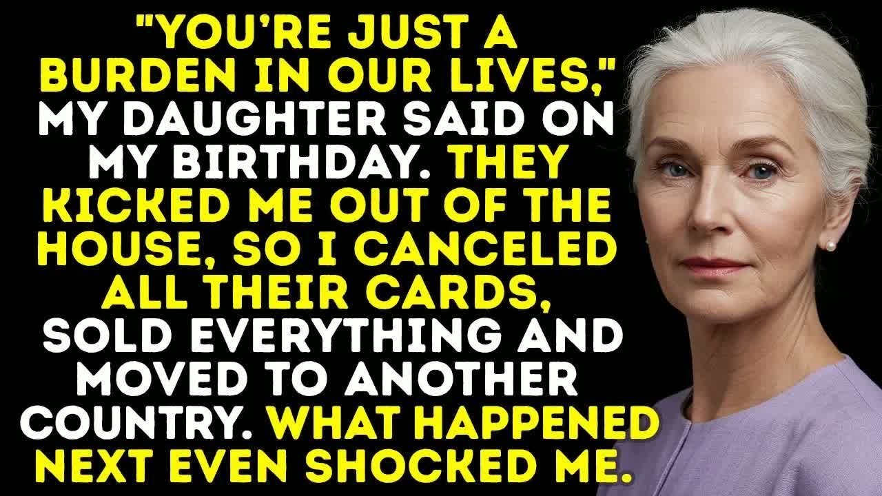 My Children Kicked Me Out on My Birthday, So I Canceled Their Cards and Watched Everything Collapse