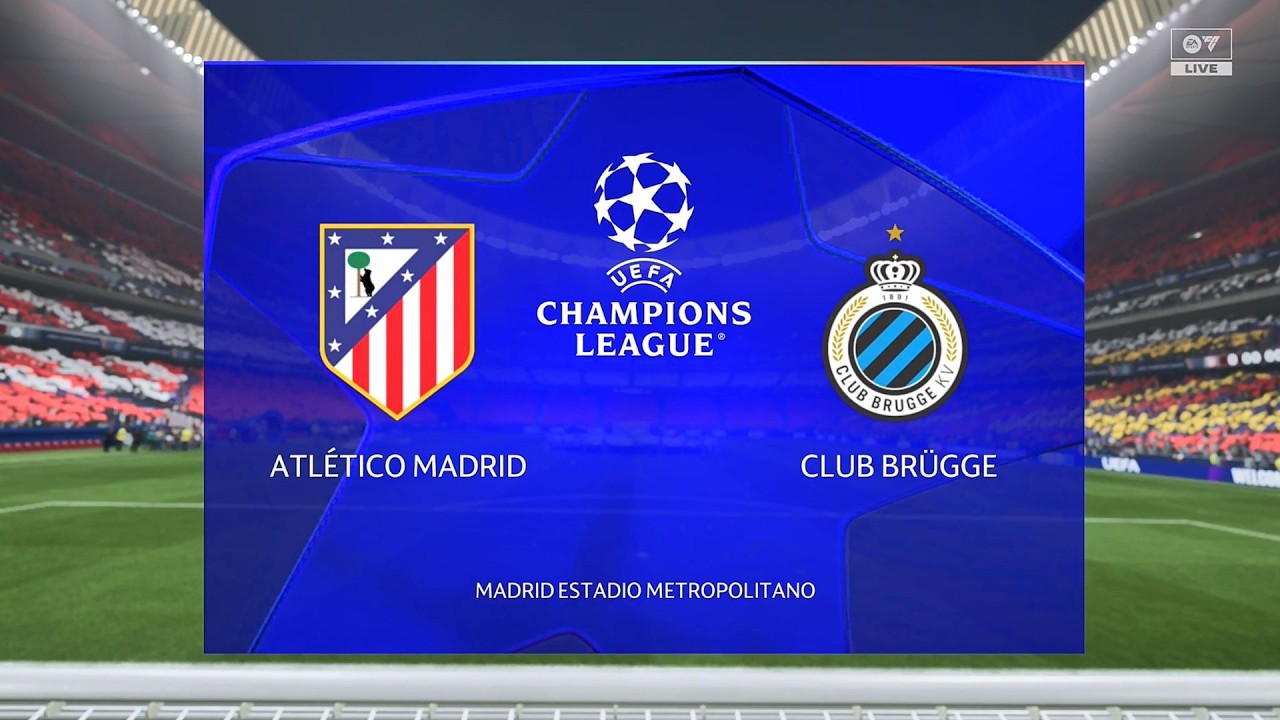 EA Sports FC 26 | Atletico de Madrid vs Club Brugge - UEFA Champions League | Gameplay PS5