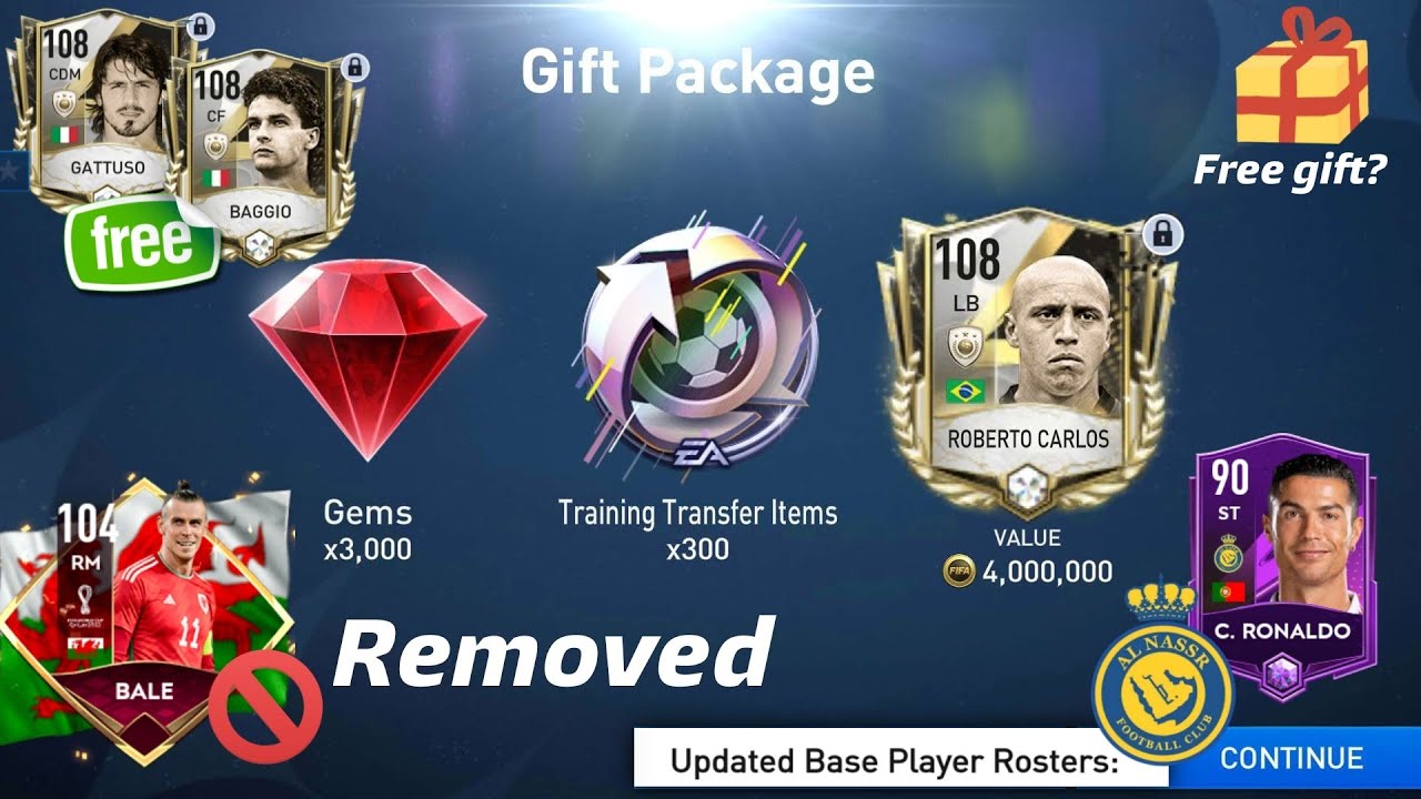 FREE GIFT!! GAME IS BACK NEW UPDATE IN FIFA MOBILE 23 | BALE REMOVED FIFA MOBILE + UPDATE