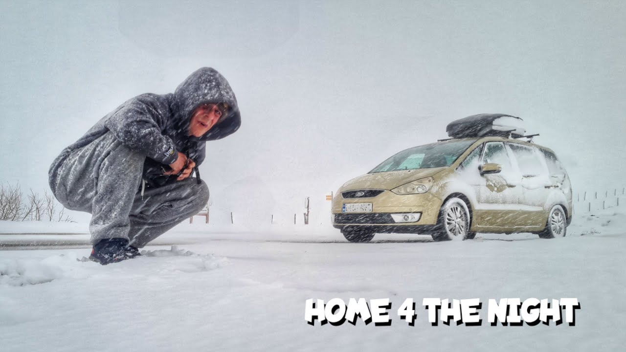 Car Camping The Mountains in Winter Can Be Difficult ( Another Storm Incoming )