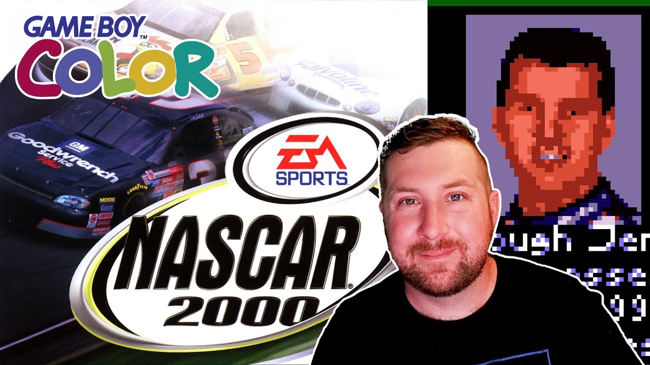 NASCAR 2000 on the Game Boy Color is Nightmare Fuel