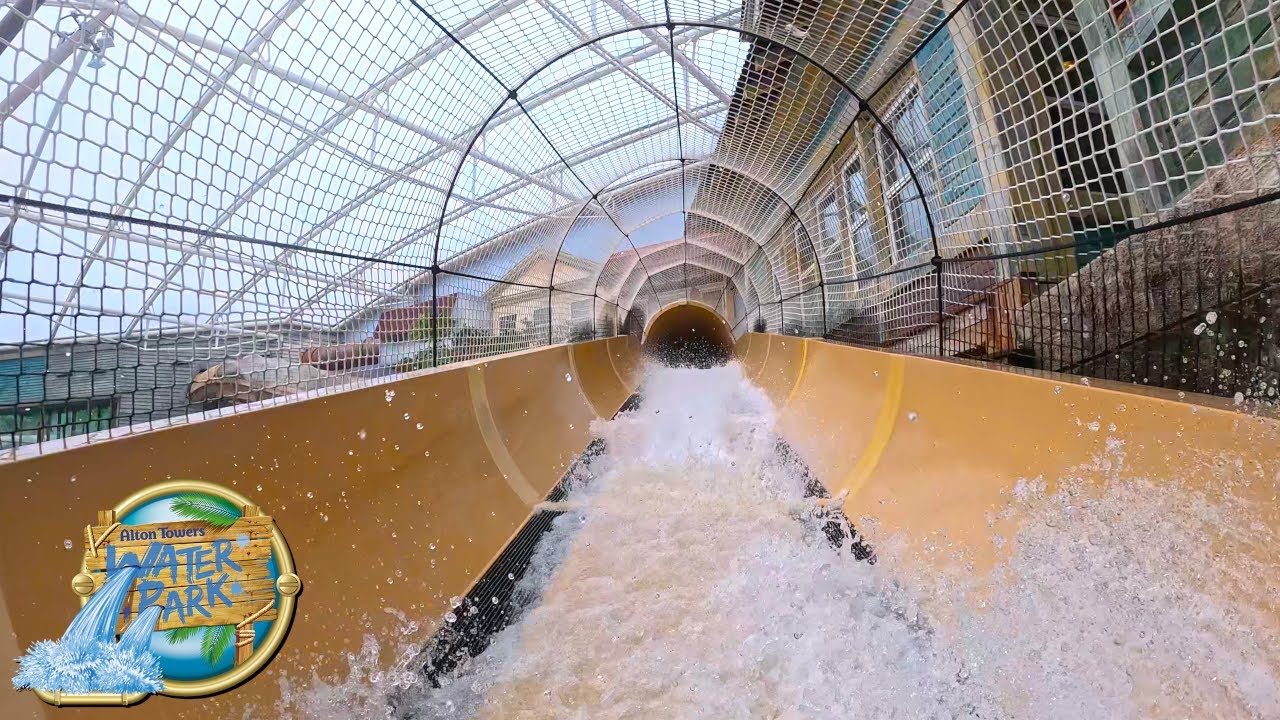 Riding EVERY Water Slide at Alton Towers Waterpark