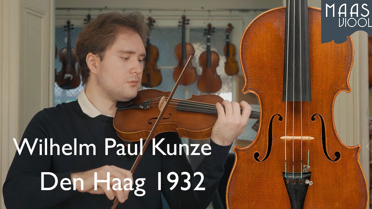 Very Fine Violin by Wilhelm Paul Kunze, Den Haag 1932 | Performance by Daniils Cirics