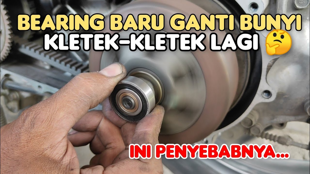 Cara mengatasi CVT BEAT bunyi kletek-kletek saat jalan pelan