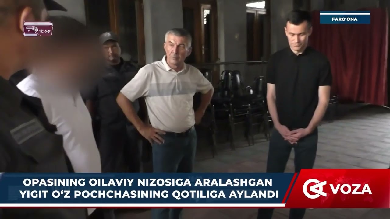 Opasining oilaviy nizosiga aralashgan yigit oʻz pochchasining qotiliga aylandi (Fargʻona)