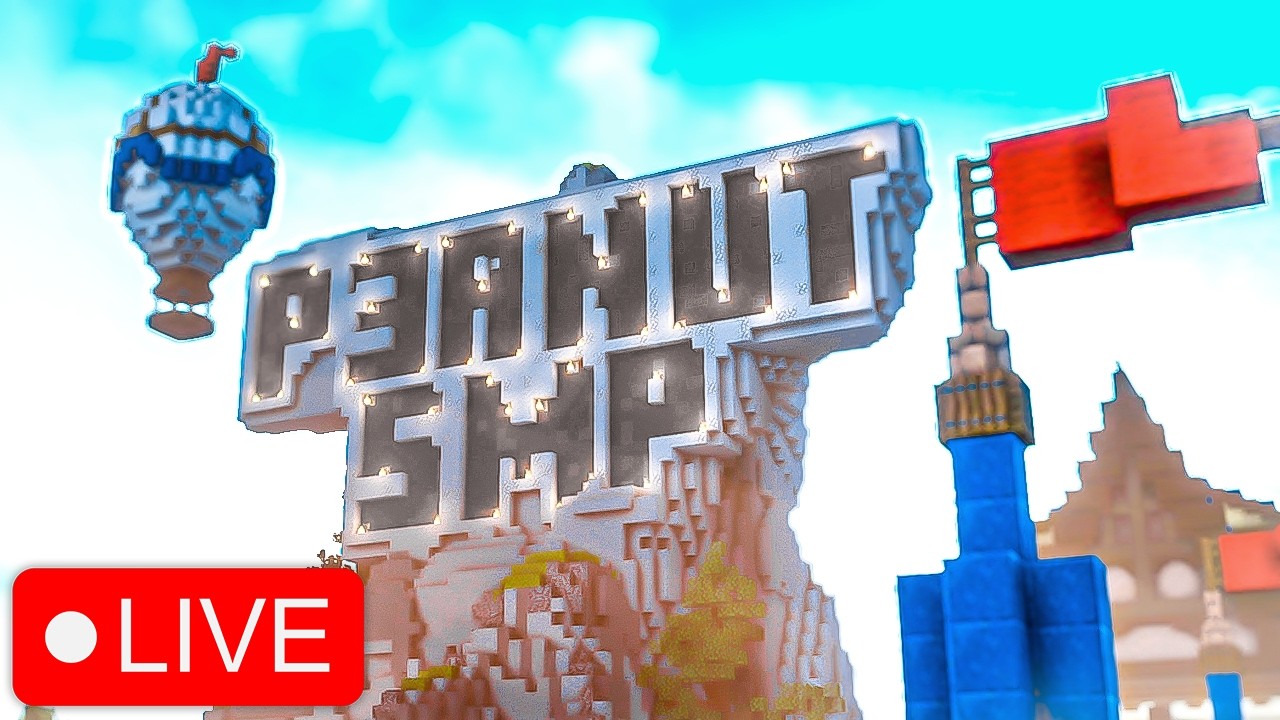 🔴LIVE | LAUNCH OF P3ANUTSMP! | !commands