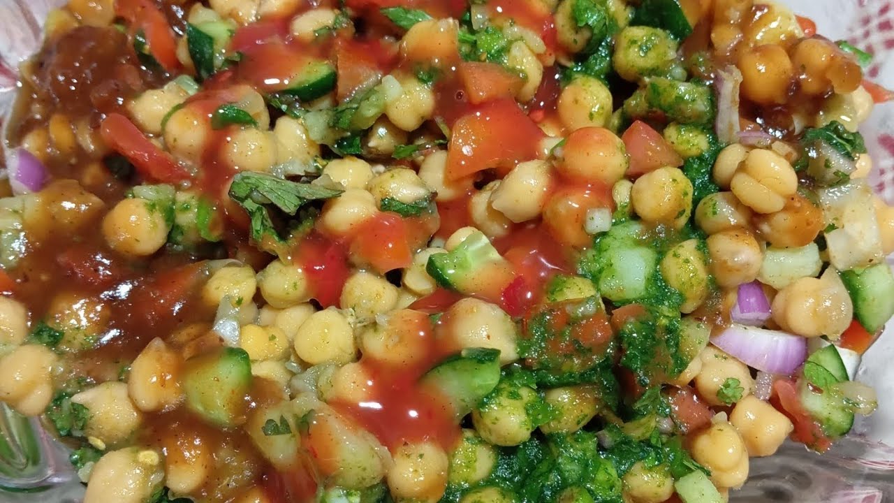 Mazedar Aur Lazeez Chana Chaat Banany Ka Tareeqa || Easy Chana Chaat Recipe By Man O Salwa 