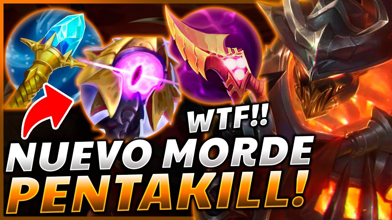 😱¡BRUTAL *PENTAKILL* con el NUEVO MORDEKAISER SOLO ANTE EL PELIGRO en TOP! *1 MAZAZO = 1 KILL*