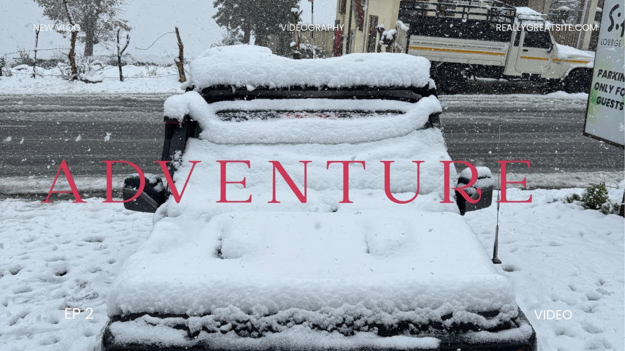 Season Ki Pehli Heavy Snowfall Sissu Mein | Manali Mein Heavy Rain Alert | Jimny Snow Drive Vlog