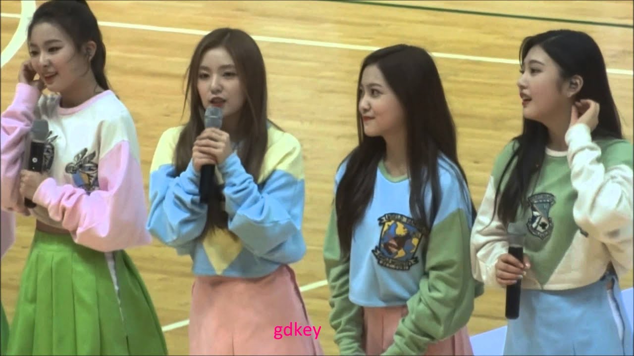 150718 Red Velvet Ice Cream Cake+Ment+Happiness (Hope Basketball All Star 2015 with SMTOWN)