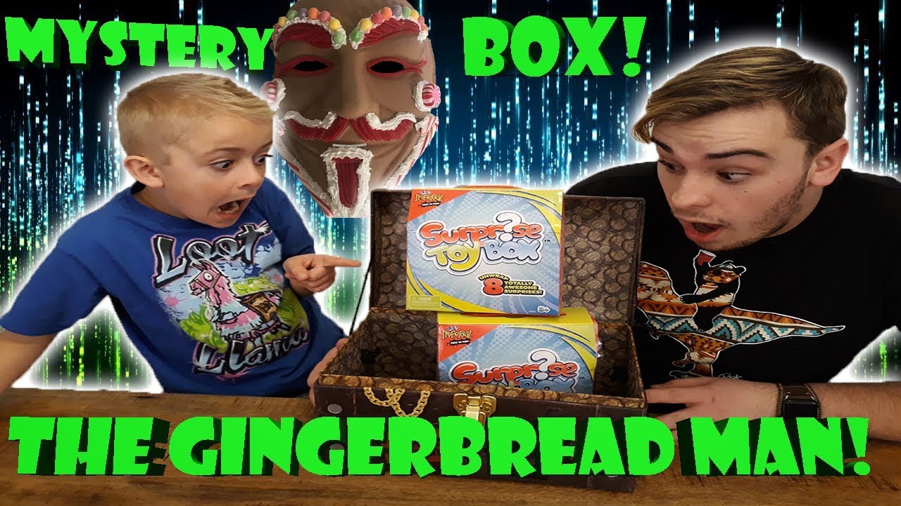 The Gingerbread Man Game Master Project Zorgo In Real Life Surprise Toy Boxes!