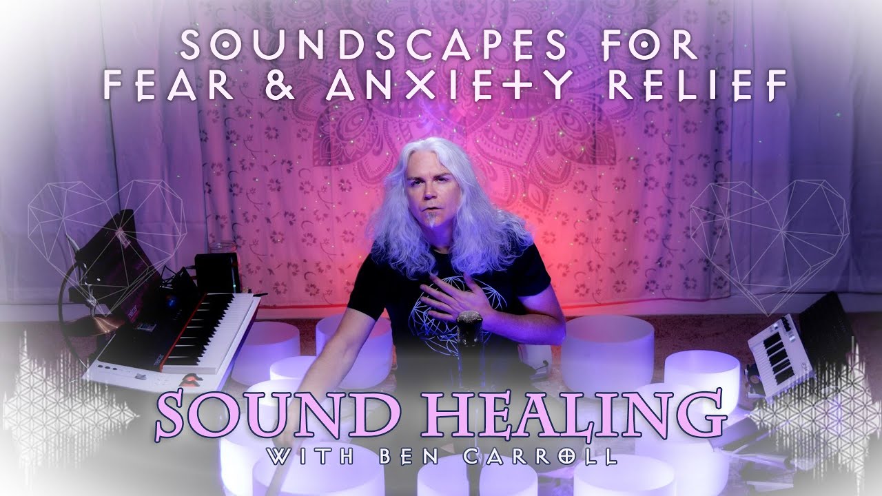 Soundscapes for Anxiety and Fear Relief | Crystal Singing Bowl & Voice Meditation | 432hz