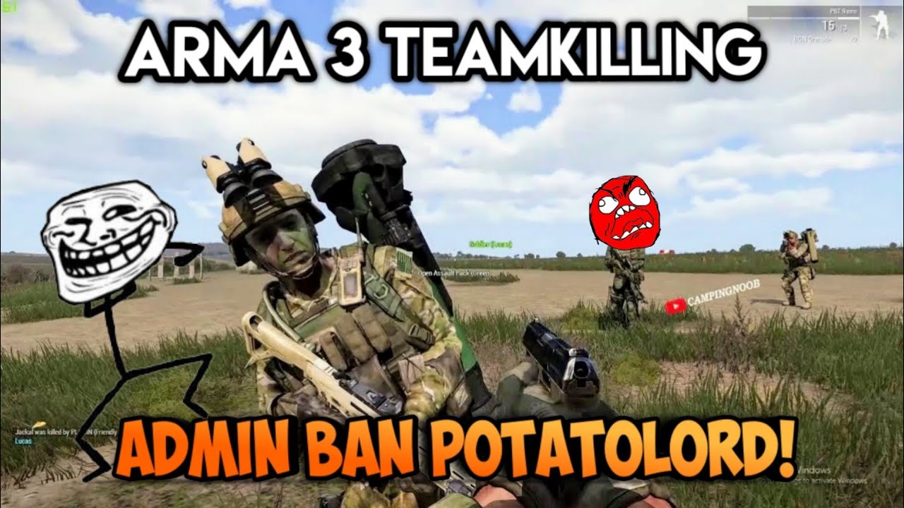 ARMA 3 Teamkilling ,TRIGGERED PLAYERS , FUNNY teamkilling compilation RAGE