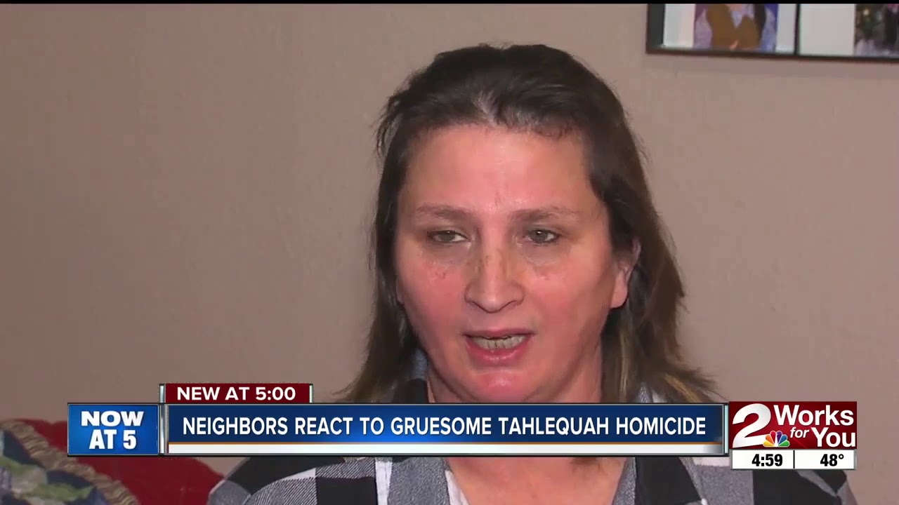Neighbors react to body found burned in Tahlequah