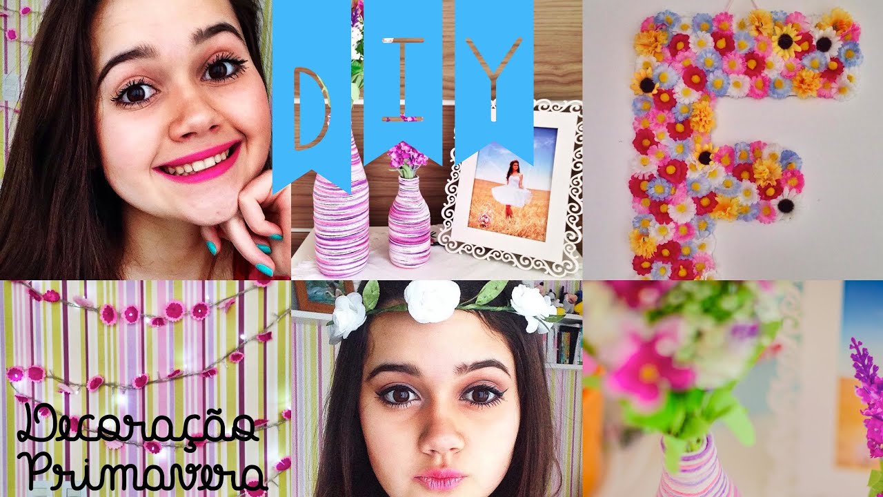 DIY/faça você mesmo: Decoração QUARTOS (Primavera) ✿