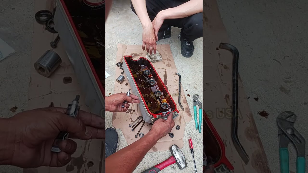 como cambiar 1997 honda accord empaque de tapa de valvulas valve cover gasket replacement