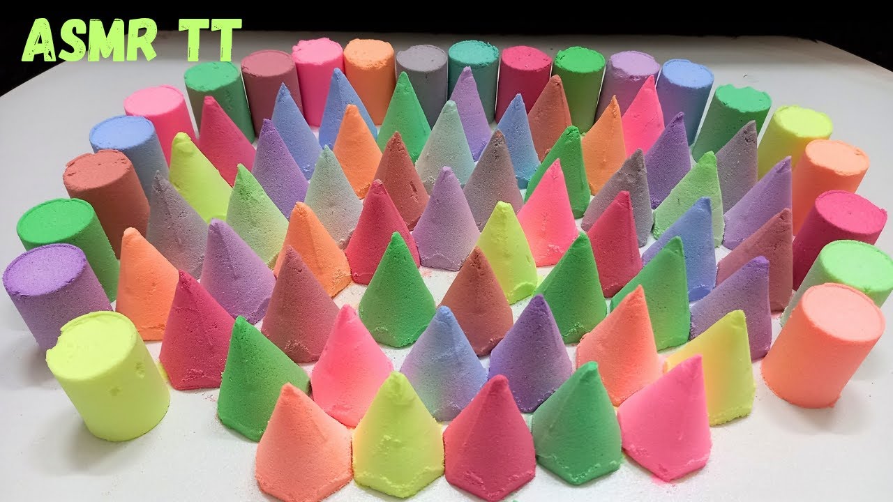 Baking soda crushing asmr 🌈🌈