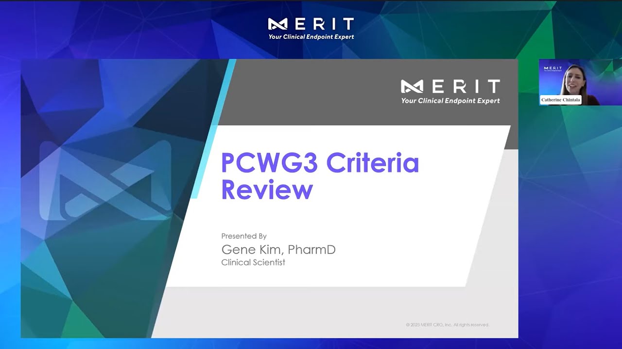 MERIT Webinar: PCWG3 and Oncology Imaging Endpoints