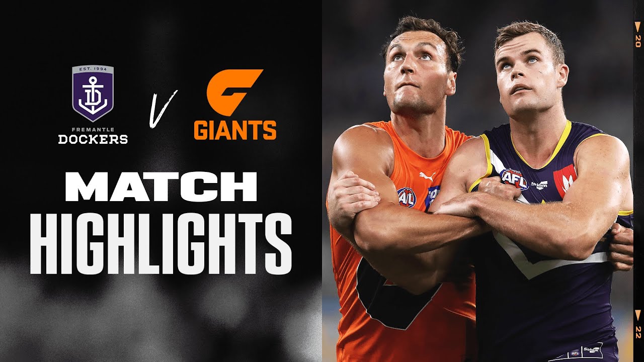 Fremantle v GWS Giants Highlights | Round 4, 2022 | AFL