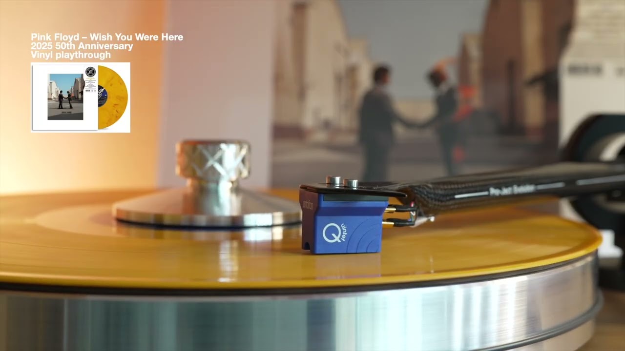 Pink Floyd Wish You Were Here 2025 50th Ann Yellow Flame vinyl playthrough | X8 | Quintet Blue | M33