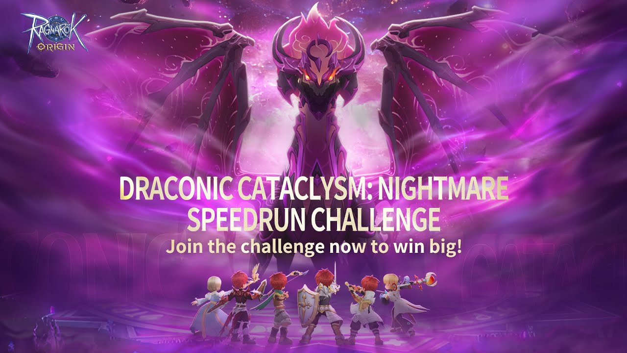 Draconic Cataclysm: Nightmare Speedrun Challenge party of 10