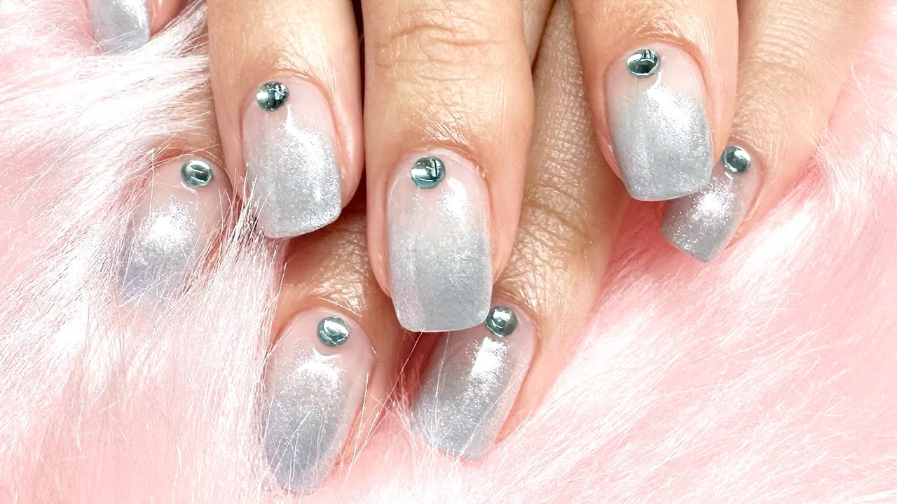 vlog ＜パールラメグラデーション！←いっぱいｗ＞2025.07.02 #ネイル #nail #ネイル