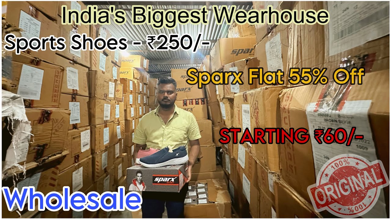 Brand के लोट का माल ॥ Branded Surplus Footwear सबसे सस्ता ख़रीदें ॥ SPARX - RELAXO - FLITE - BAHAMAS