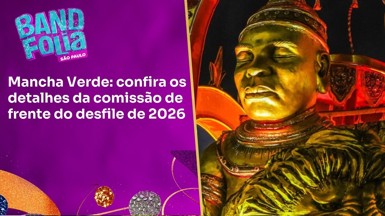 Mancha Verde: confira os detalhes da comissão de frente do desfile de 2026 | Band Folia