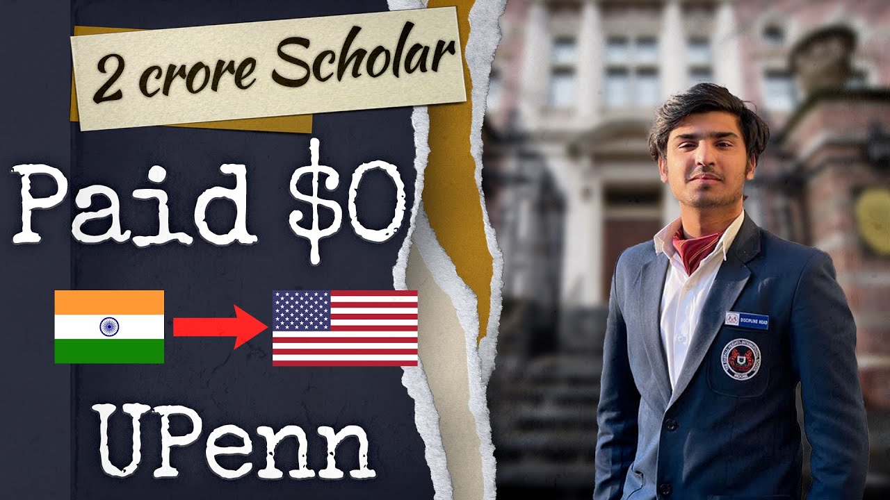 Applying to US Universities for Free to 100% Scholarship 🇮🇳🇺🇸! Upenn Law Student!
