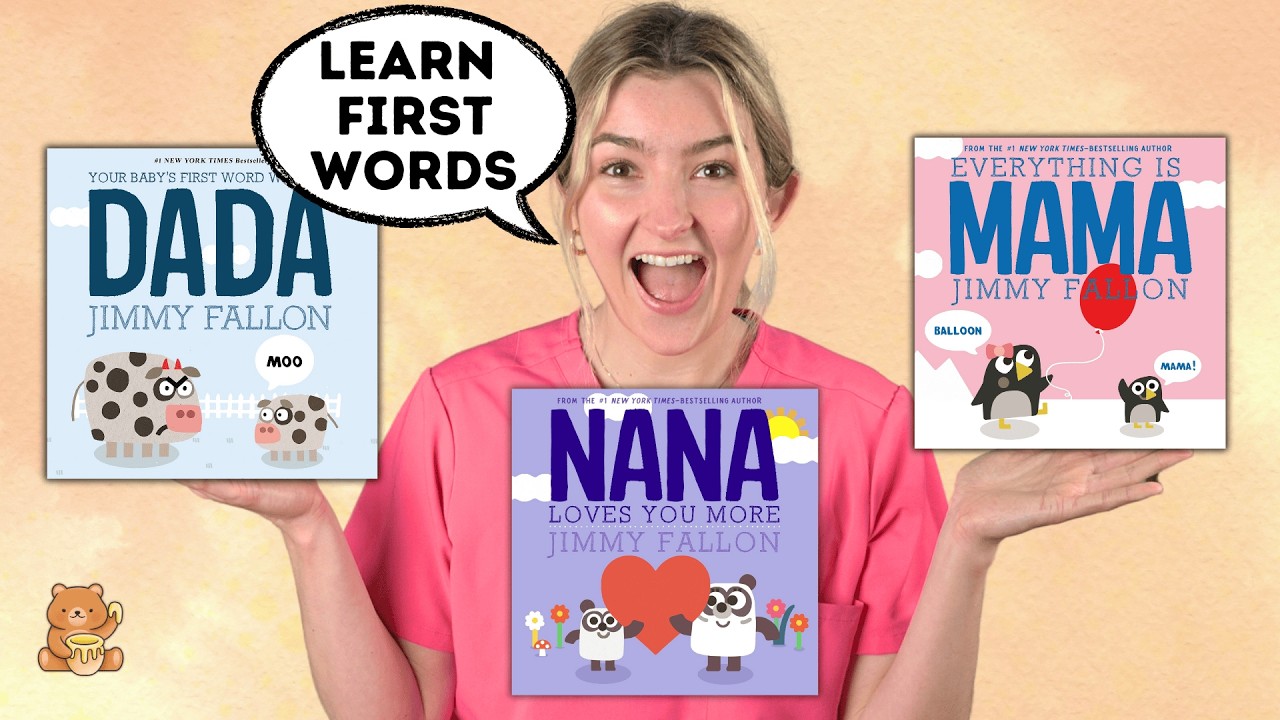 Jimmy Fallon Baby Books Read Aloud | First Words for Babies & Toddlers (Mama, Dada & Nana)