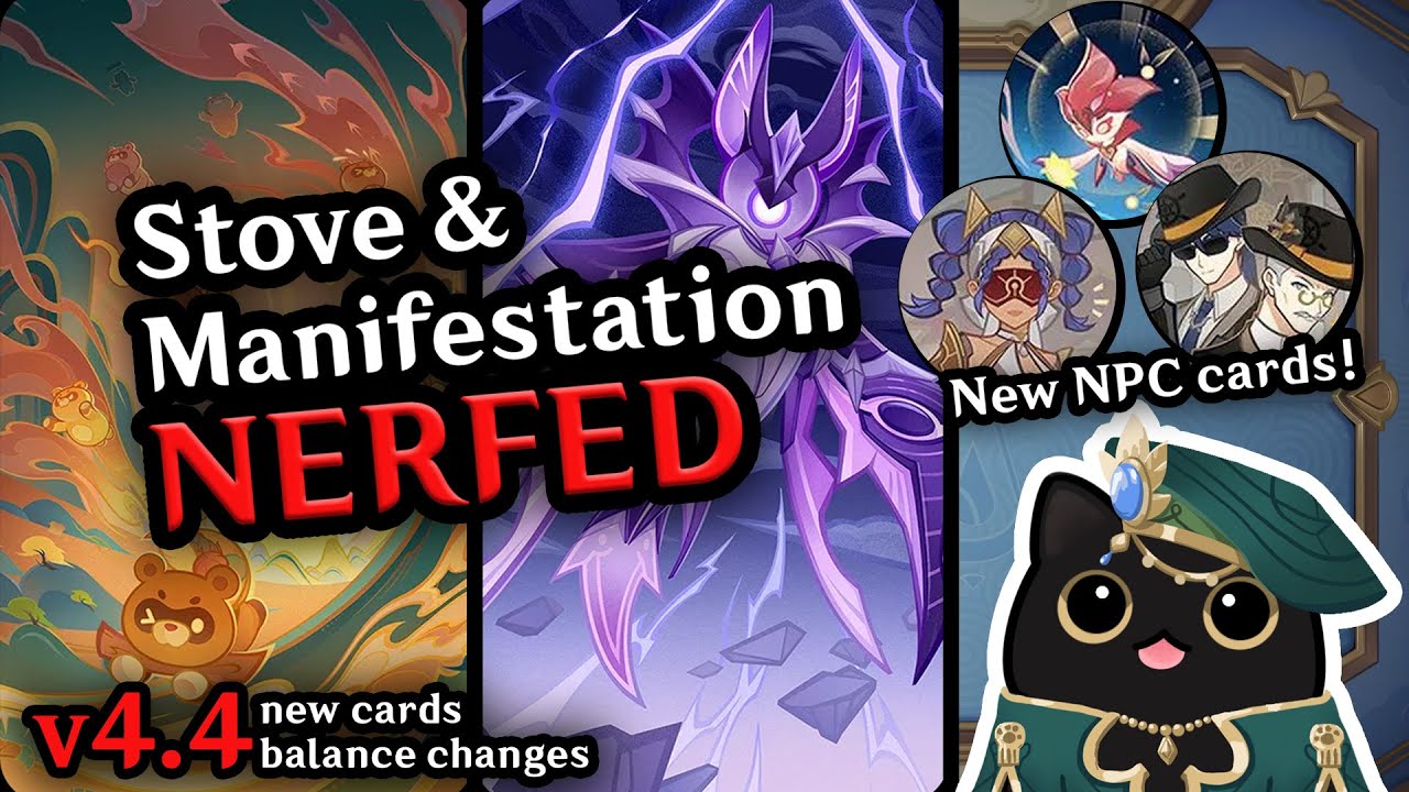 Version 4.4 - Reviewing new action cards and balance changes! | Genshin Impact TCG